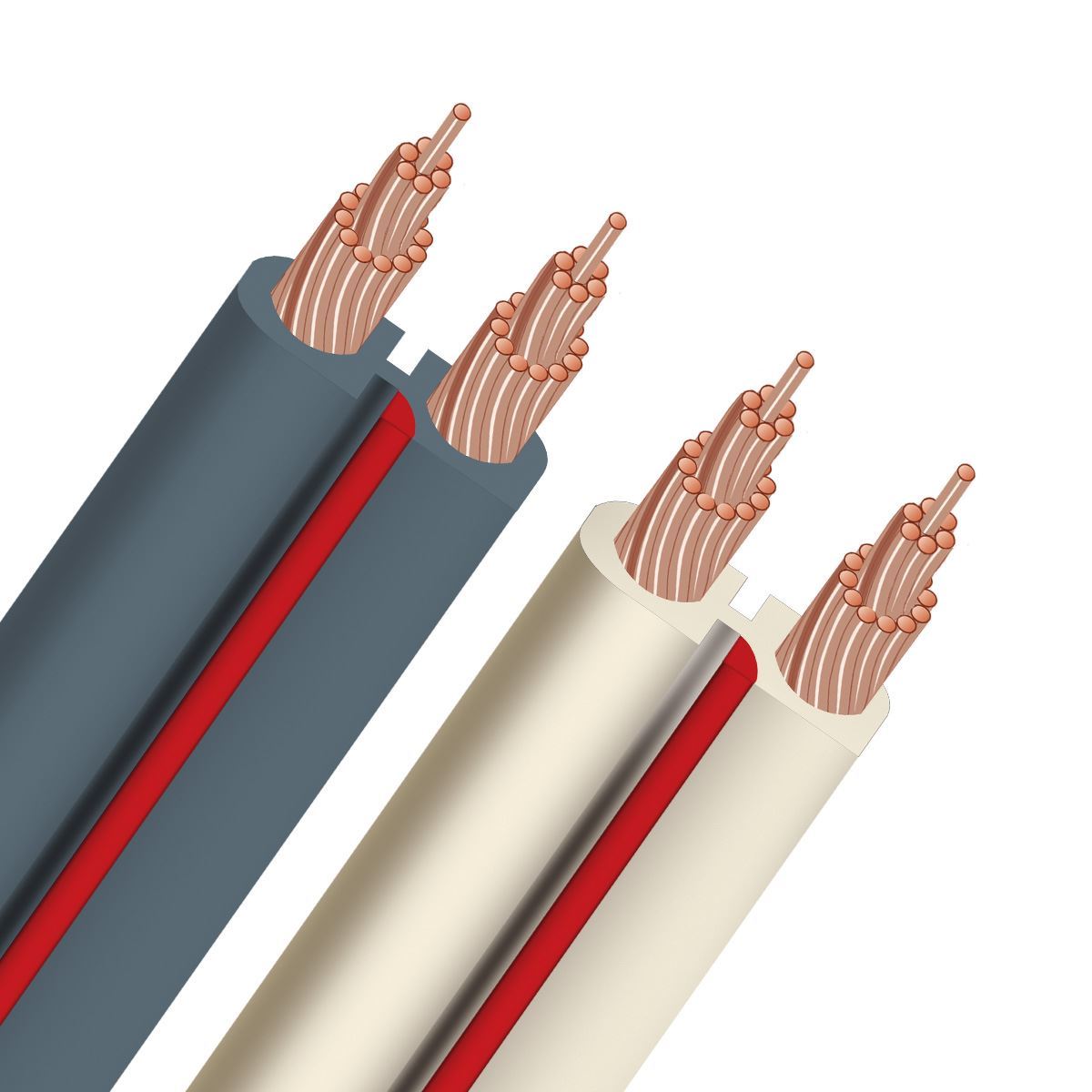 AQX-2W-50FT X2 Speaker Cable 50ft 15.2m