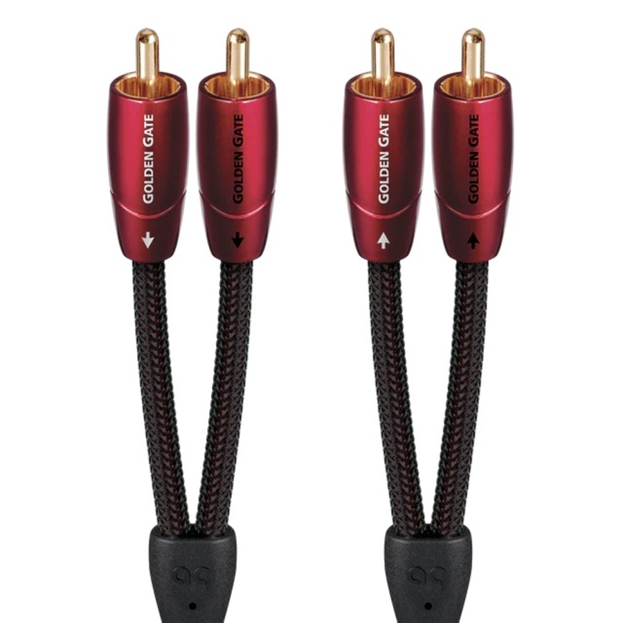 AUDIOQUEST Golden Gate 3M 2 to 2 RCA male. Solid