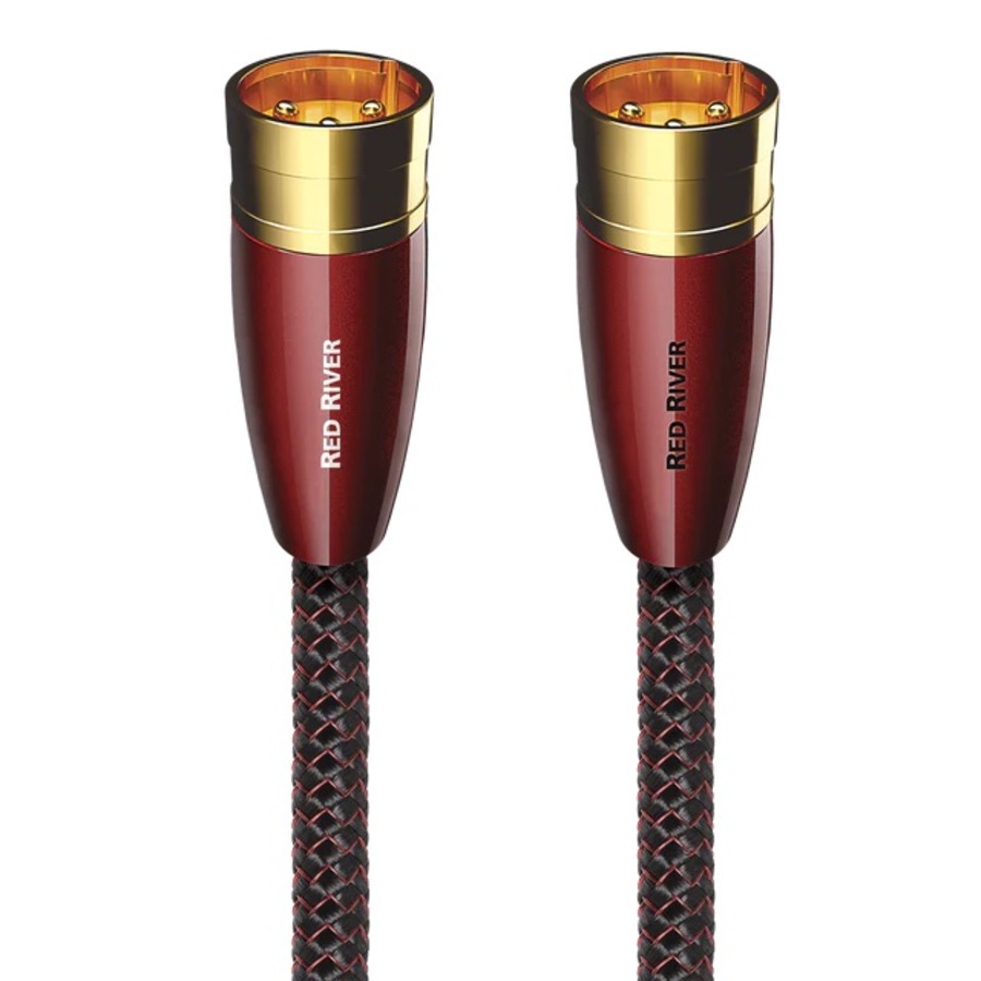 AUDIOQUEST Red River 1.5M XLR to XLR pair. Solid p