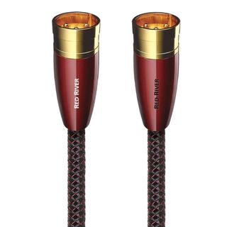 AUDIOQUEST Red River 3M XLR to XLR pair. Solid per